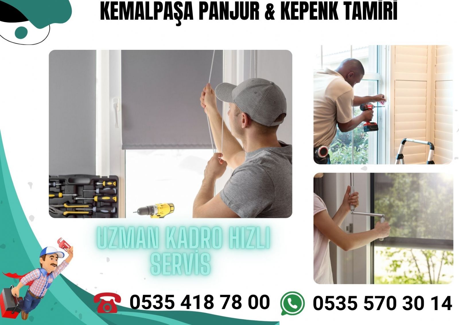 Kemalpaşa panjur ve kepenk tamiri